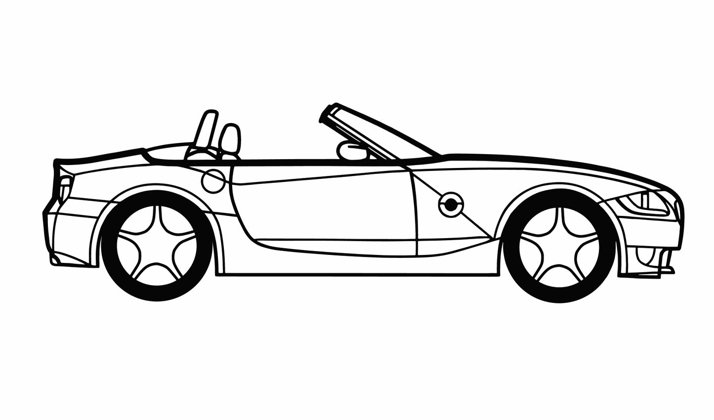 BMW Z4 E85 silhouette